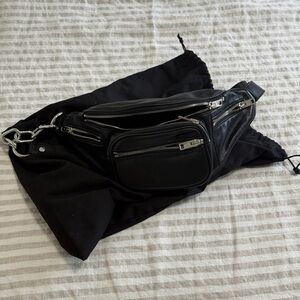 Alexander Wang Black Leather Belt Bag